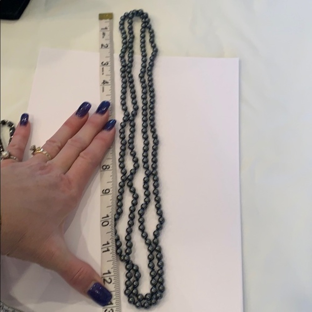 Hematite individual knotted 2 strands quality - Picture 4 of 6